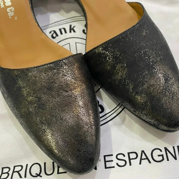 Femme Right Bank Shoe Co Pointed Toe Flats Sz 6M - Picture 9 of 16